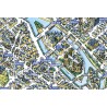 Illustrated Paris Map to Display Made in France