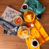 Woven Tea Towel The Seine 100% Cotton Made in France