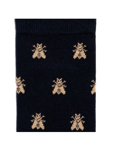 Chaussettes Napoléon - Les Abeilles d'Or - Bordeaux Fabriquées en France