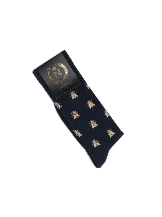 Chaussettes Napoléon - Les Abeilles d'Or - Bordeaux Fabriquées en France