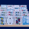 Jeu de 54 Cartes - Tour Eiffel Bleu - Fabriqué en France