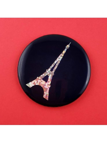 Magnet Tour Eiffel Paillettes Fabriqué en France