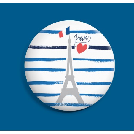 Magnet Tour Eiffel Marinière Coeur Fabriqué en France Magnet Tour Eiffel Marinière Coeur Fabriqué en France