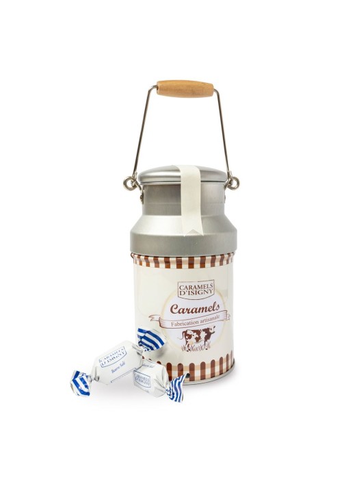 Caramels au Beurre Salé d'Isigny Pot à Lait 75g Fabriqués en France