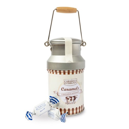 Caramels au Beurre Salé d'Isigny Pot à Lait 75g Fabriqués en France Caramels au Beurre Salé d'Isigny Pot à Lait 75g Fabriqués en France