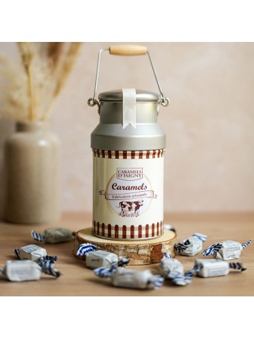 Caramels au Beurre Salé d'Isigny Pot à Lait 75g Fabriqués en France