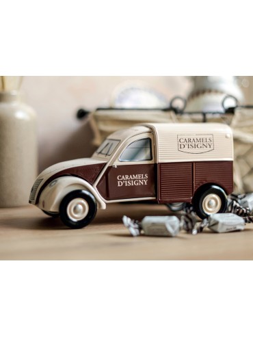 Salted Butter and Cream Caramels - Retro Citroën Box - Made in France