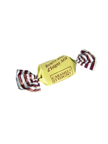 Assortiments Caramels Beurre Salé d'Isigny Boîte Camembert 150g Fabriqués en France