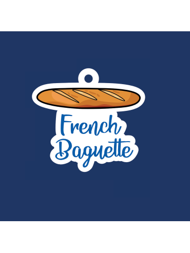 French Baguette Keyring - Charms Bar Collection Made in France