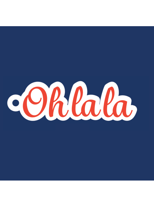 Oh La La Keyring - Charms Bar Collection Made in France