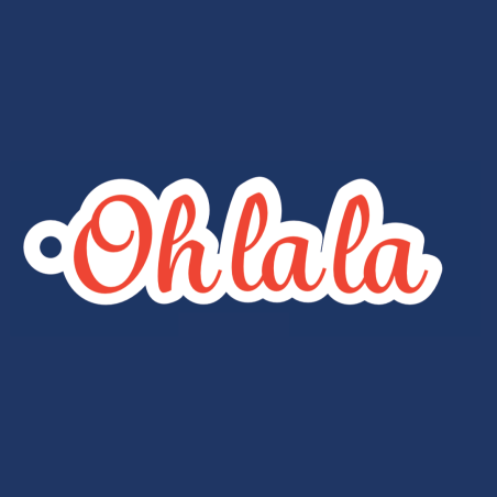 Oh La La Keyring - Charms Bar Collection Made in France