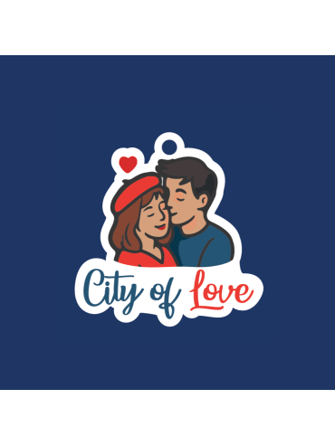 City of Love Keyring - Charms Bar Collection Made in France