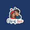 City of Love Keyring - Charms Bar Collection Made in France