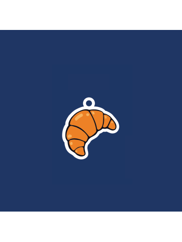 Croissant Charm - Charms Bar Collection Made in France