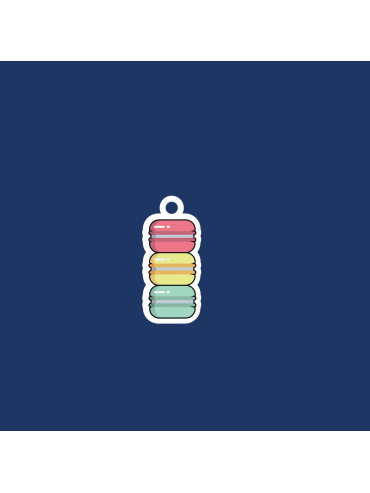 Macaron Charm - Charms Bar Collection Made in France