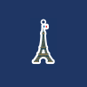 Eiffel Tower Charm - Charms Bar Collection Made in France