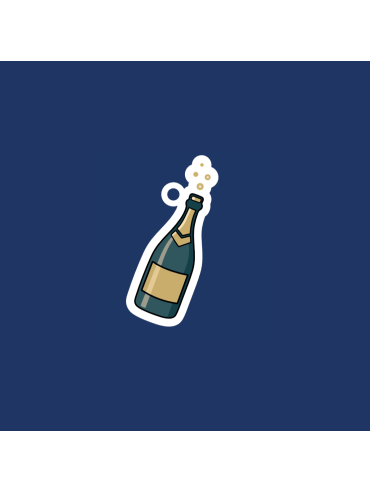 Champagne Charm - Charms Bar Collection Made in France