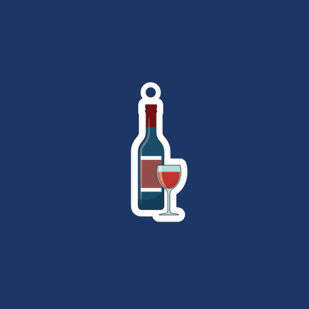 Wine Charm - Charms Bar Collection Made in France