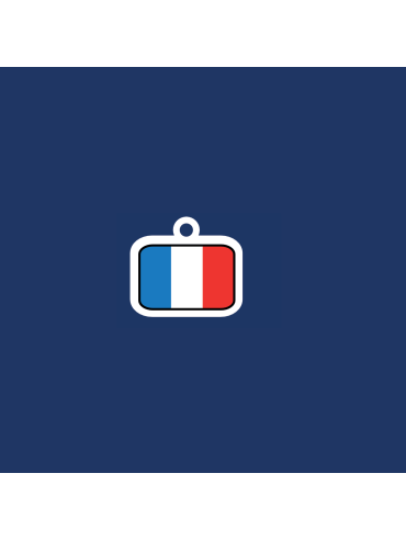 Charm Drapeau Français - Collection Bar à Charms Fabriqué en France