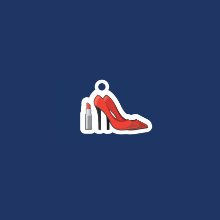 Stilettos and Lipstick Charm - Charms Bar Collection Made in France