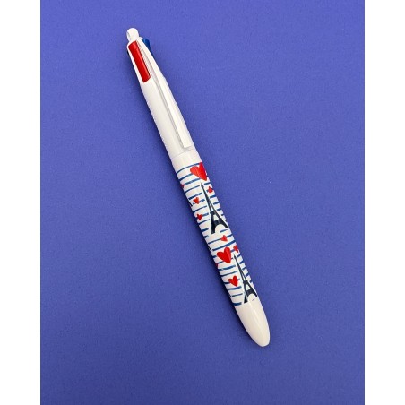 Stylo BIC 4 Couleurs - Marinière - Edition Limitée Fabriqué en France Stylo BIC 4 Couleurs - Marinière - Edition Limitée Fabriqué en France