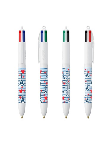 Stylo BIC 4 Couleurs - Marinière - Edition Limitée Fabriqué en France
