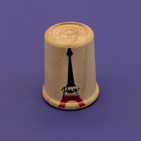 Dé à Coudre Tour Eiffel En Bois Français Fabriqué et Imprimé en France Dé à Coudre Tour Eiffel En Bois Français Fabriqué et Imprimé en France