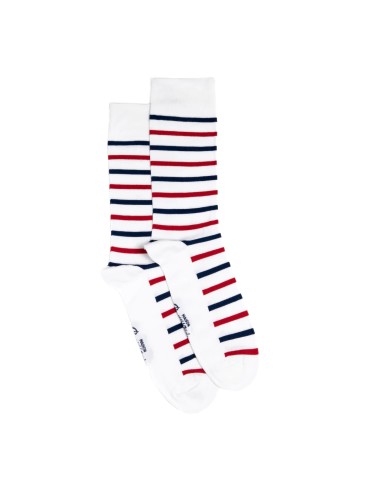 Chaussettes La Marinière Bleu Blanc Rouge Fabriquées en France