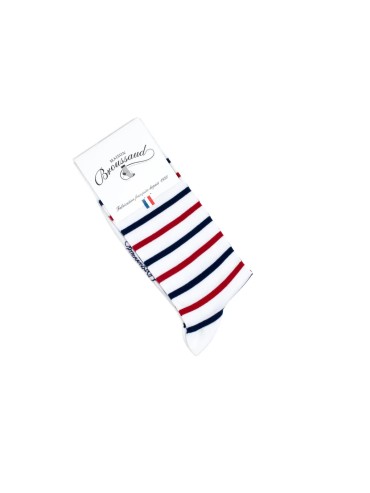 Chaussettes La Marinière Bleu Blanc Rouge Fabriquées en France
