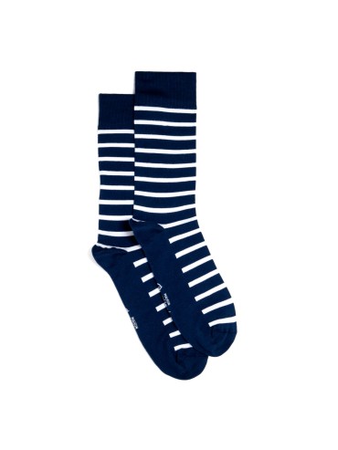 Chaussettes La Marinière Bleu Blanc Fabriquées en France