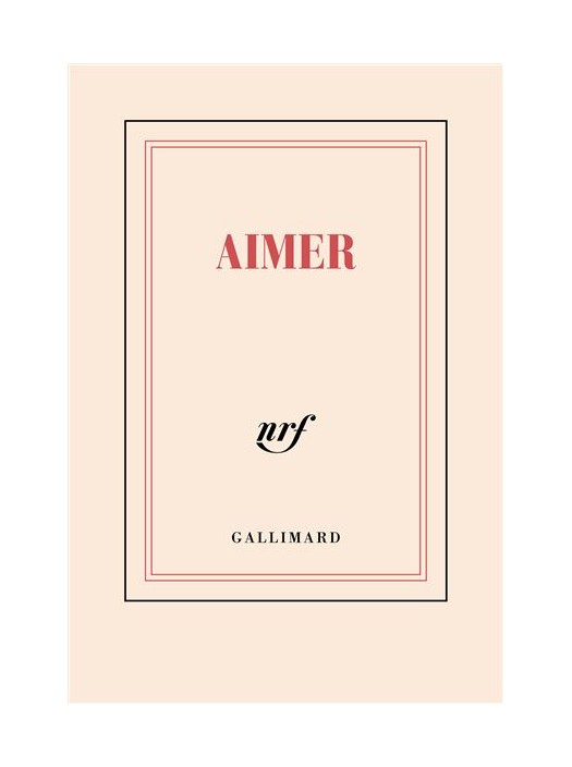 Carnet de Poche Gallimard Aimer Fabriqué en France