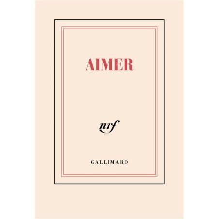 Pocket Notebook Gallimard Aimer  Made in France