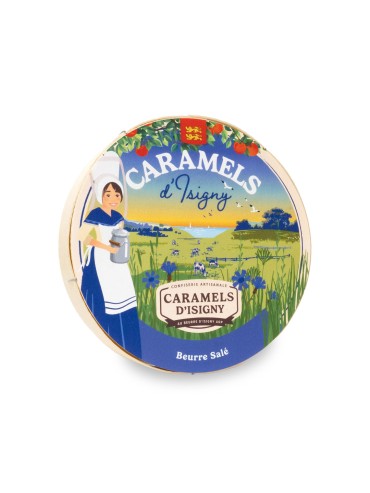 Salted Butter Caramels - Camembert Box - Made in France