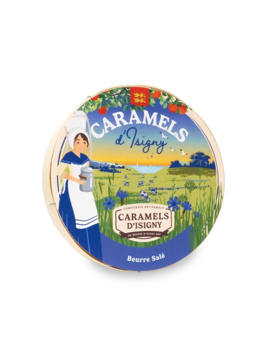Salted Butter Caramels - Camembert Box - Made in France