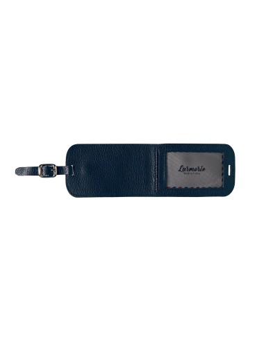 Dark Blue Luggage Tag Made in France