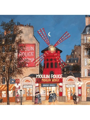 Cuzzle Le Moulin Rouge par Fabienne Delacroix Puzzle Adulte 30 pièces Michèle Wilson