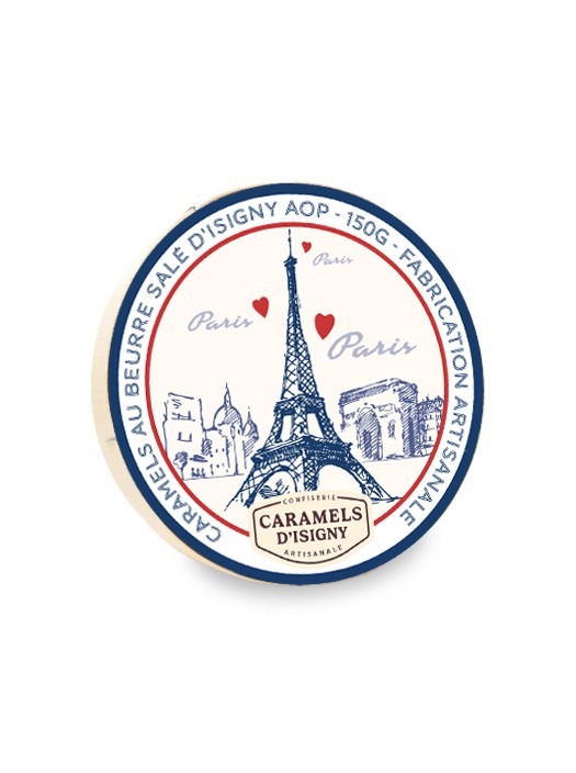 Caramels au Beurre Salé d'Isigny Boîte Camembert Fabriqués en France