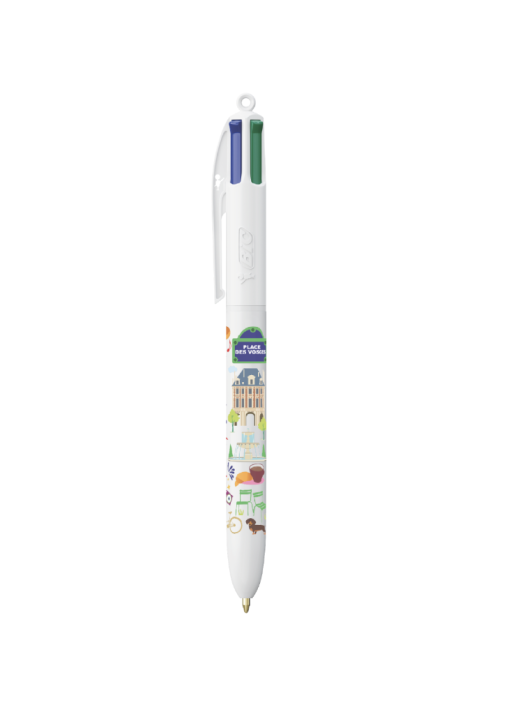 Stylo BIC 4 Couleurs - Place des Vosges - Edition Limitée Fabriqué en France