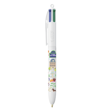 Stylo BIC 4 Couleurs - Place des Vosges - Edition Limitée Fabriqué en France