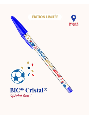 BIC Cristal Pen - Soccer 2026 - Allez Allez Allez