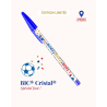 Stylo BIC Cristal Foot Encre Bleue - Allez Allez Allez Fabriqué en France