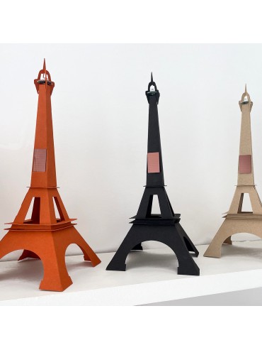 Tour "FL" La Tour Eiffel qui Clignote Orange Fabriquée en France