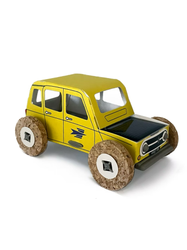 Autogami 4L La Poste: the cardboard car powered by solar energy. Made in France