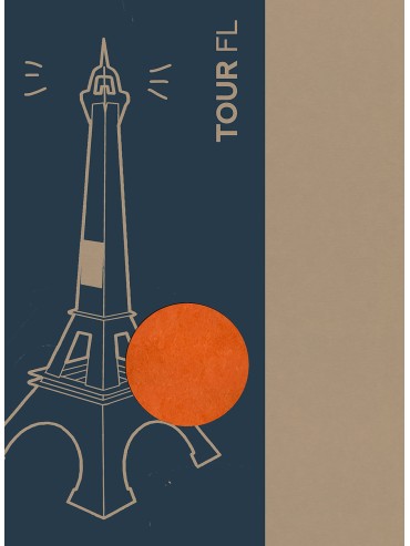 Tour "FL" La Tour Eiffel qui Clignote Anthracite Fabriquée en France