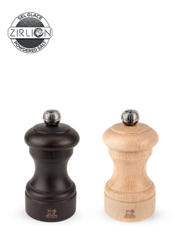 Set of Peugeot Table Pepper Mill and Peugeot Table Salt Mill - 10 cm Made in France