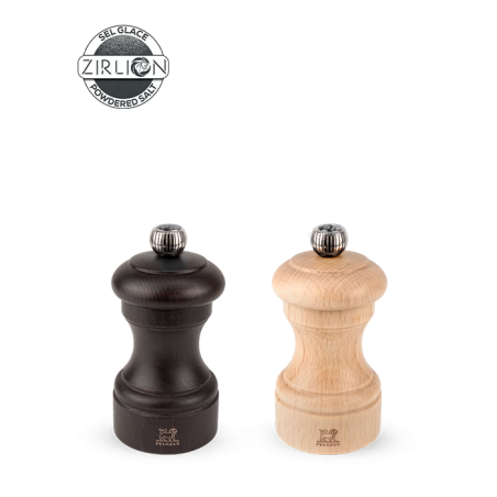 Set of Peugeot Table Pepper Mill and Peugeot Table Salt Mill - 10 cm Made in France