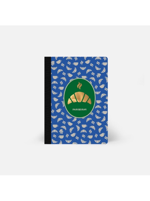 Carnet A5 Croissant 96 Pages Fabriqué à Paris