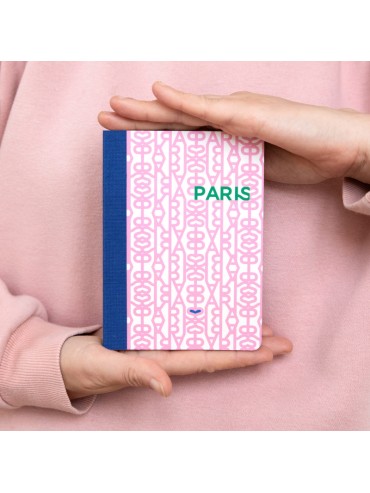 A6 Notebook Pink Paris Paris Made in Paris