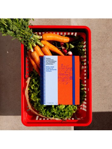 Canvas Recipe Notebook - A5 173 Pages Made in Paris