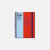 Carnet de Recettes Couverture Tissu - A5 173 Pages - Fabriqué à Paris